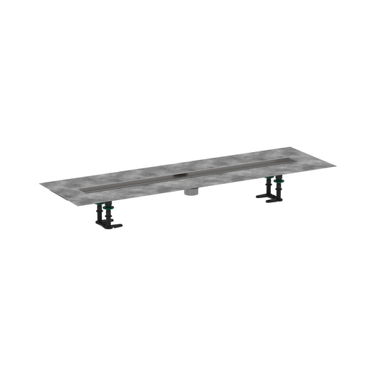 HANSGROHE 56013181 RainDrain 2" outlet 35 1/4" (900mm) - Brushed Stainless Steel