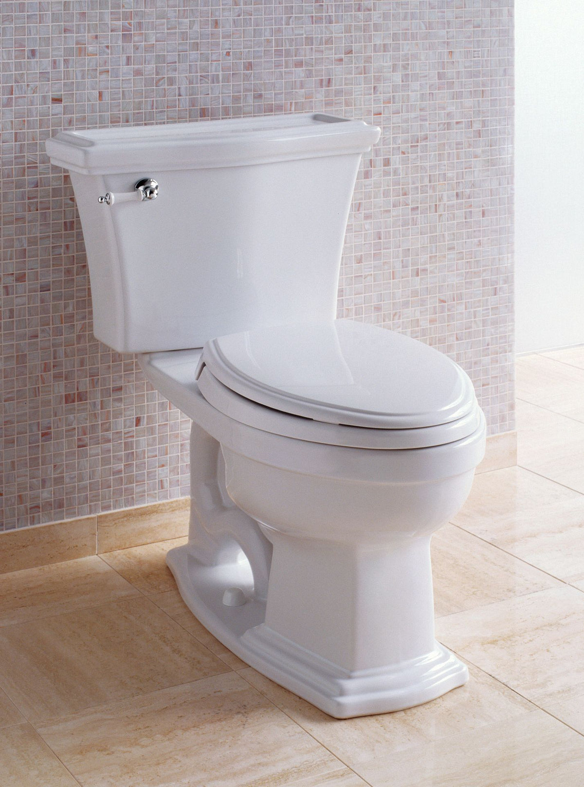 TOTO CST784EF#01 Eco Clayton Two-Piece Elongated 1.28 GPF Universal Height Toilet , Cotton White