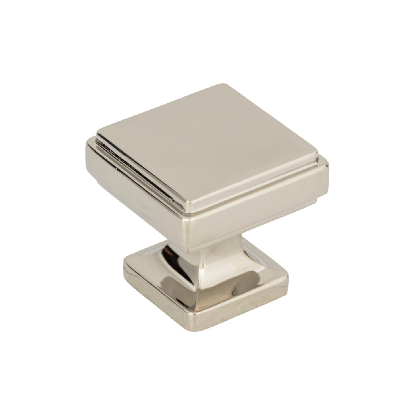 ATLAS A201-PN Kate 1 1/4" Length Square Knob - Polished Nickel