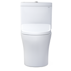 TOTO MW4464736CEMFGN#01 Washlet+ Aquia Iv Two-Piece Elongated Dual Flush 1.28 And 0.9 Gpf Toilet With S7A Contemporary Bidet Seat - Cotton White