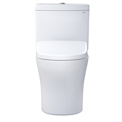 TOTO MW4464736CEMFGNA#01 Washlet+ Aquia Iv Two-Piece Elongated Dual Flush 1.28 And 0.9 Gpf Toilet With Auto Flush S7A Contemporary Bidet Seat - Cotton White