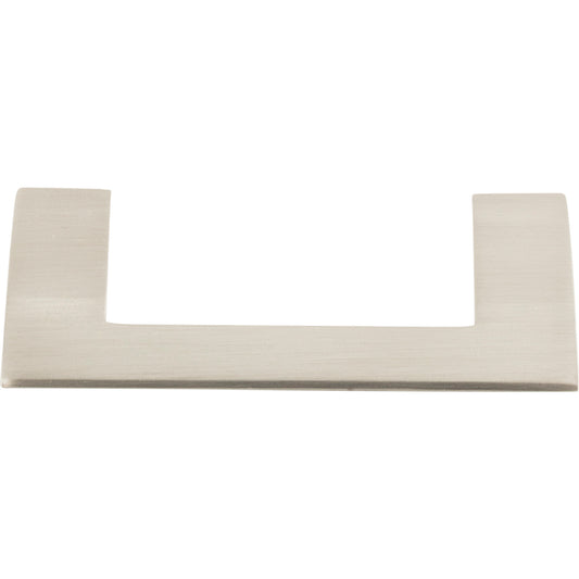 ATLAS A904-BN Angled Drop 3" Center to Center Bar Pull , Brushed Nickel