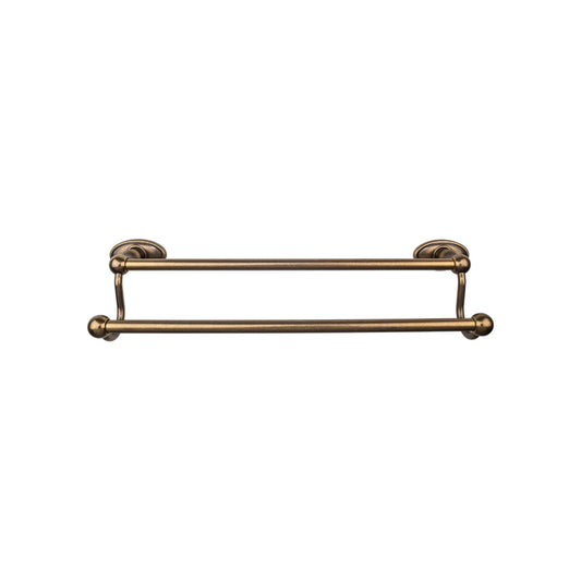 TOP KNOBS ED9GBZC TOP BATH (R) Edwardian Bath Double 26 1/2" Wall Mounted Towel Bar - German Bronze