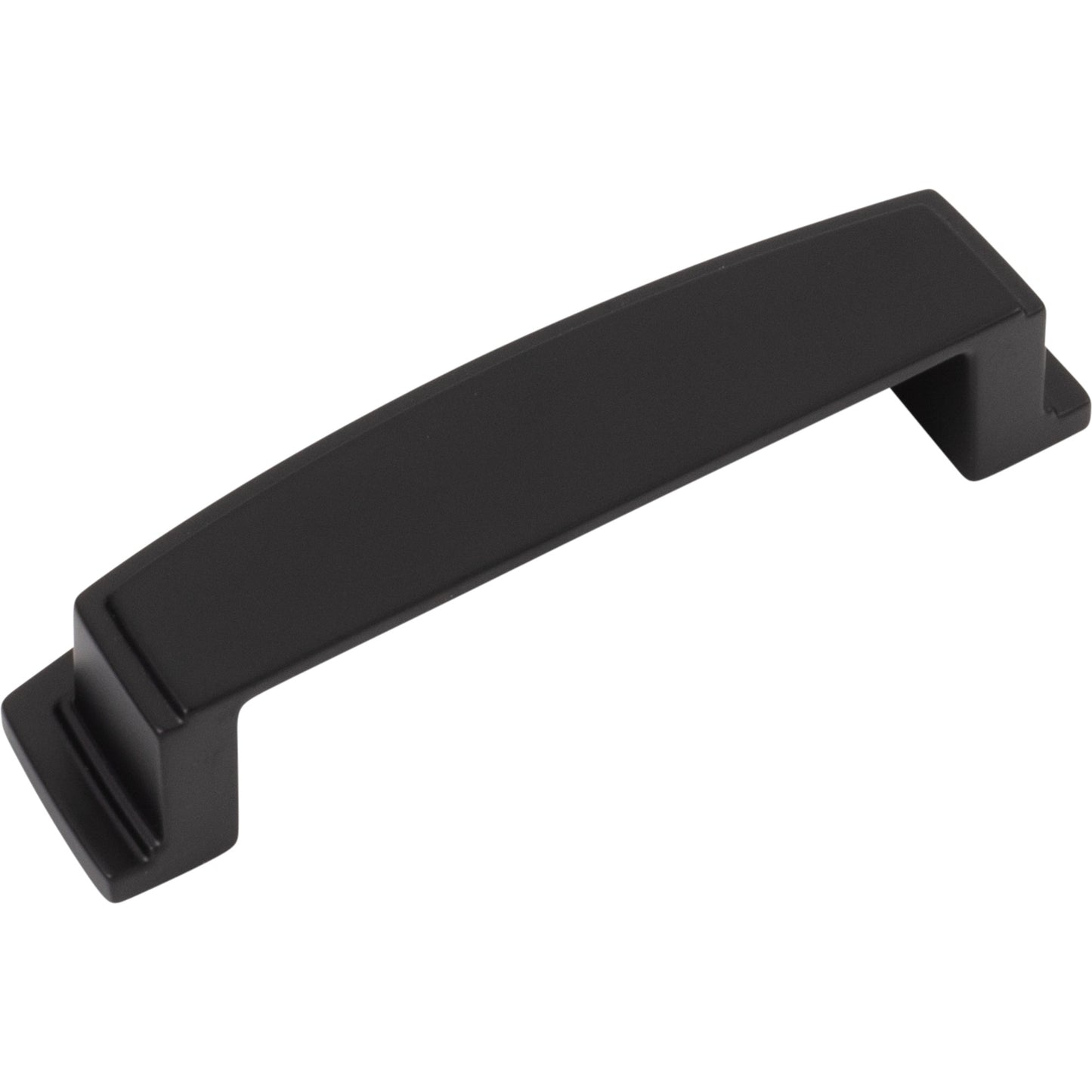 JEFFREY ALEXANDER 141-96MB Renzo 96 mm Center-to-Center Cup/Bin Pull - Matte Black