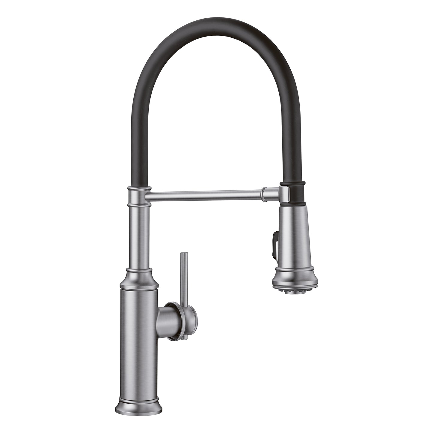 BLANCO 442509 Empressa Empressa Semi-Pro Pull-Down Dual-Spray Kitchen Faucet - PVD Steel in Pvd Steel