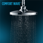 TOTO TBW02004U1#CP G Series 2.5 Gpm Multifunction 8.5 Inch Square Showerhead With Comfort Wave And Warm Spa - Polished Chrome