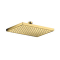 AXOR 35370991 ShowerSolutions Showerhead Square 245/185 1-Jet, 2.5 GPM - Polished Gold Optic