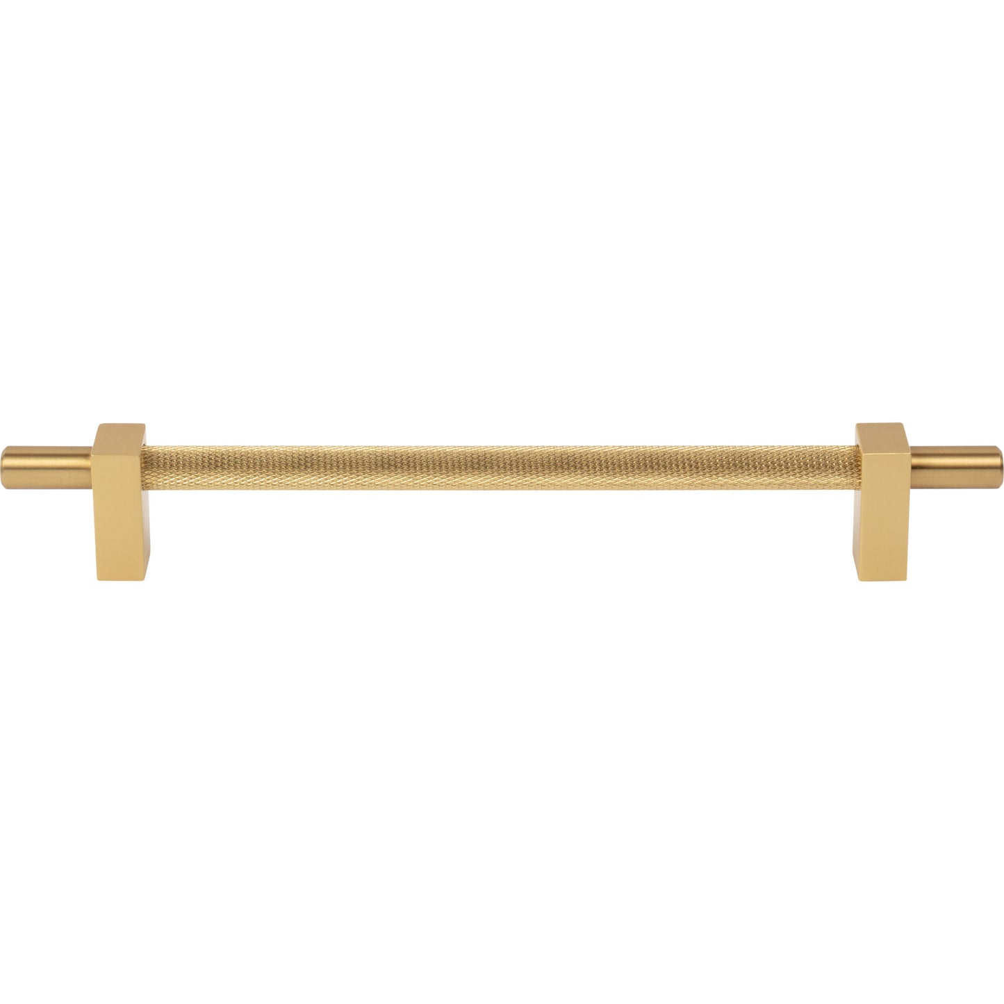 JEFFREY ALEXANDER 598-192BG Larkin Knurled Center 192 mm Center-to-Center Bar Pull - Brushed Gold