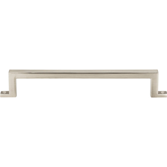 ATLAS 387-BRN Campaign 6 5/16" Center to Center Bar Pull - Brushed Nickel