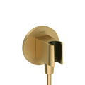 HANSGROHE 26888251 FixFit S Wall Outlet with Handshower Holder - Brushed Gold Optic