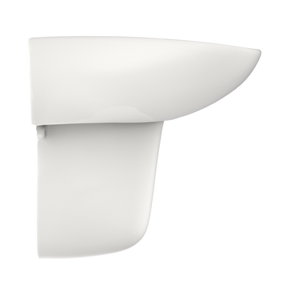 TOTO LHT242.8G#11 Prominence Oval Wall-Mount Bathroom Sink With Cefiontect And Shroud For 8 Inch Center Faucets - Colonial White
