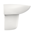 TOTO LHT242G#11 Prominence Oval Wall-Mount Bathroom Sink With Cefiontect And Shroud For Single Hole Faucets - Colonial White