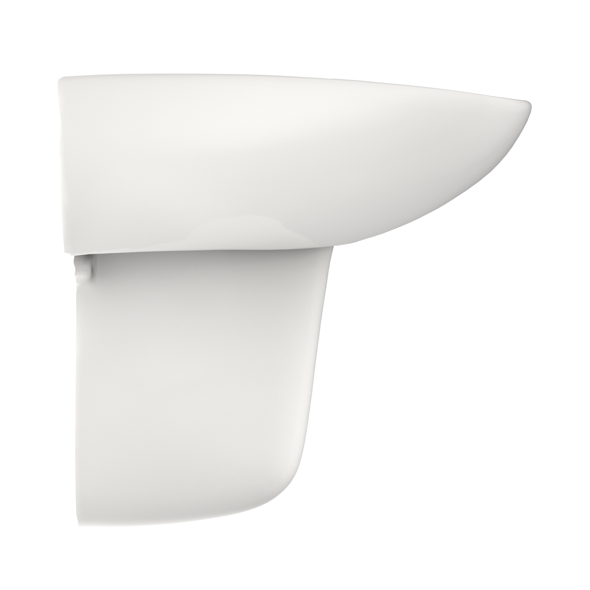 TOTO LHT242G#11 Prominence Oval Wall-Mount Bathroom Sink With Cefiontect And Shroud For Single Hole Faucets - Colonial White