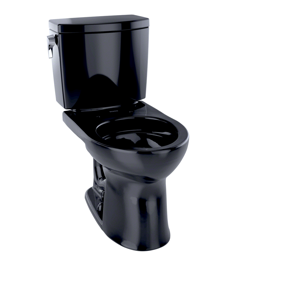 TOTO CST453CUF#51 Drake Ii 1G Two-Piece Round 1.0 Gpf Universal Height Toilet - Ebony