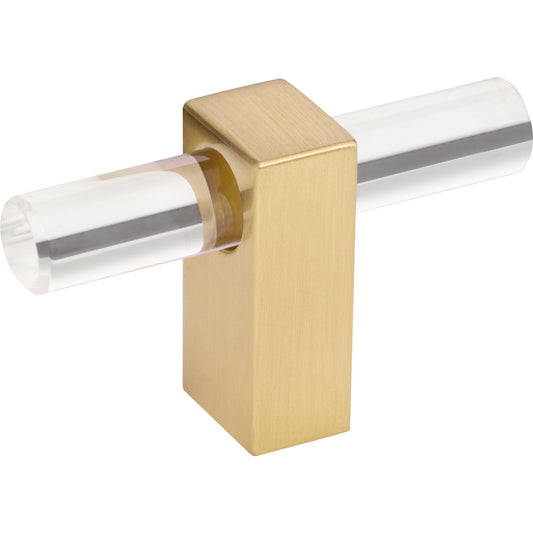 JEFFREY ALEXANDER 578T-BG Spencer 2-3/8" Length Bar Knob - Brushed Gold