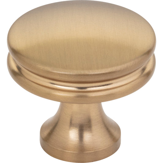 JEFFREY ALEXANDER 445SBZ Marie 1-1/4" Diameter Mushroom Knob - Satin Bronze