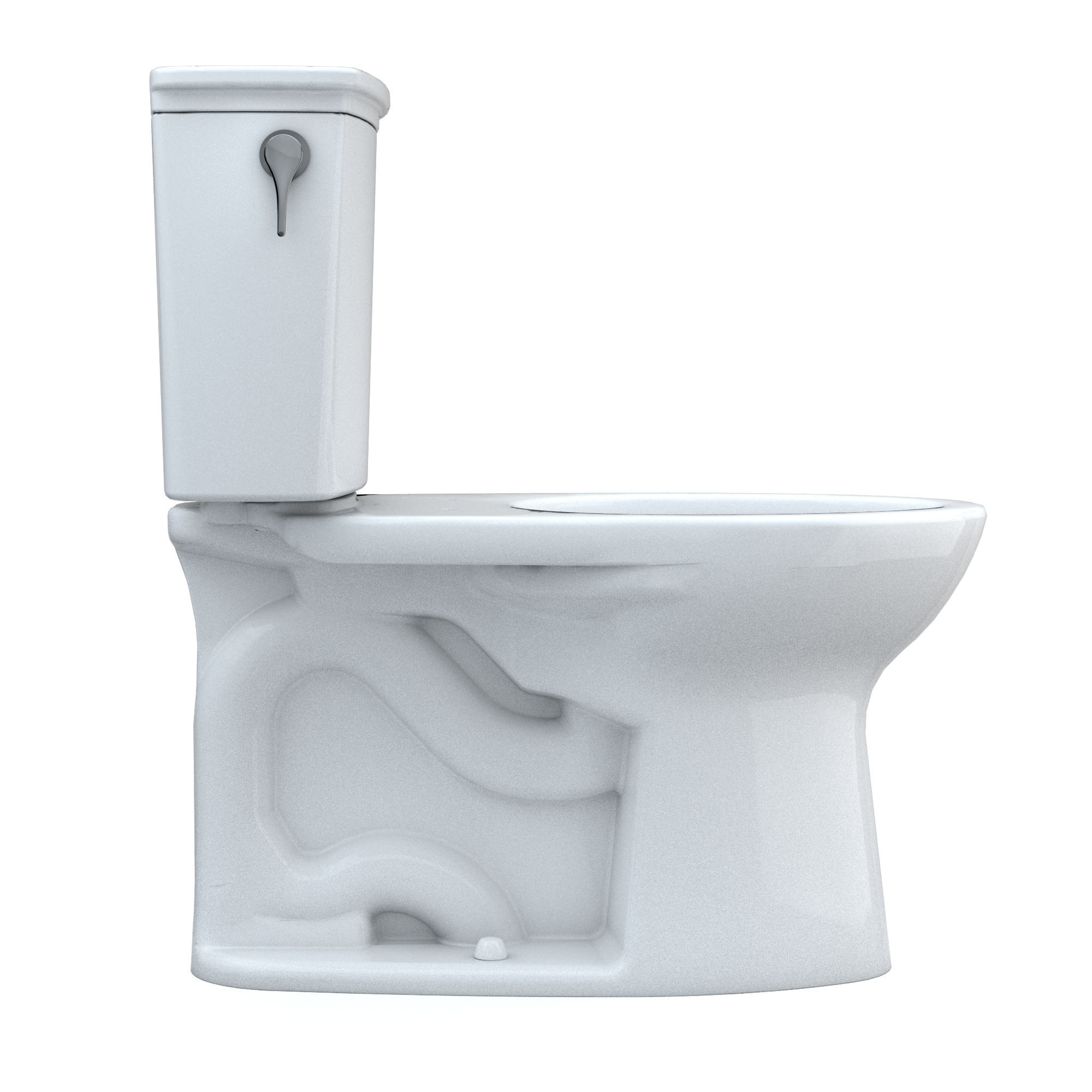 TOTO CST786CEG#01 Drake Transitional Two-Piece Elongated 1.28 Gpf Tornado Flush Toilet With Cefiontect - Cotton White