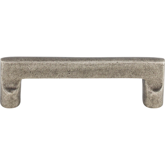 TOP KNOBS M1360 Aspen Flat Sided 4" Center to Center Bar Pull - Silicon Bronze Light