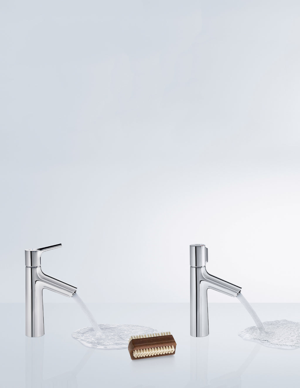 HANSGROHE 72020001 Talis S Single-Hole Faucet 100 with Pop-Up Drain, 1.2 GPM - Chrome