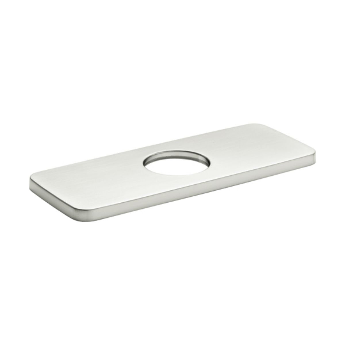 HANSGROHE 04565820 E&S Accessories Base Plate for Modern Single-Hole Faucets, 6" - Brushed Nickel