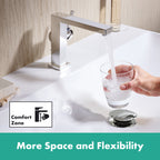 HANSGROHE 73021001 Tecturis E Single-Hole Fine 110, 1.2 GPM - Chrome