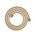 AXOR 28290990 Shower Solutions Textile Hose with Cylindrical and Conical Nut, 79" - Polished Gold Optic