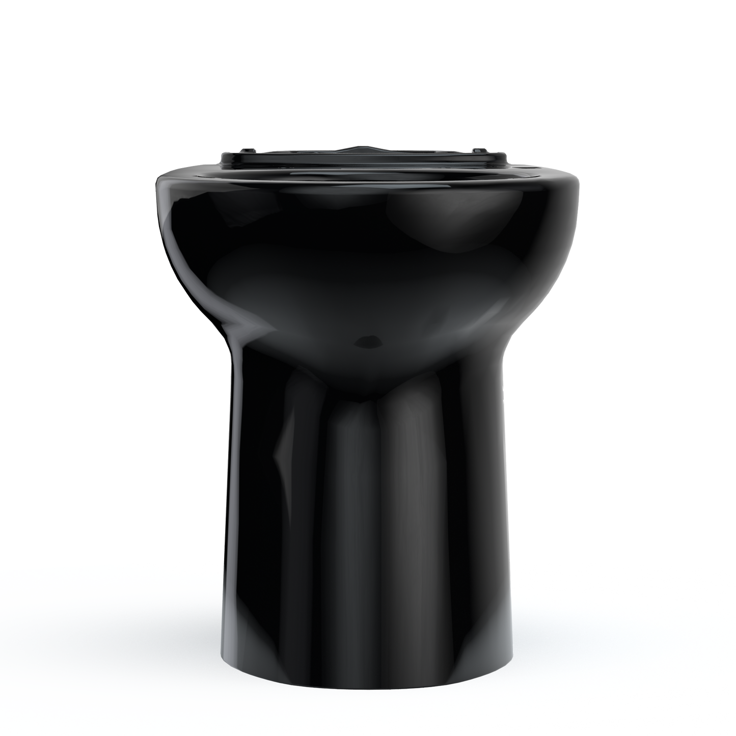 TOTO C776CEF#51 Drake Elongated Universal Height Universal Height Tornado Flush Toilet Bowl - Ebony