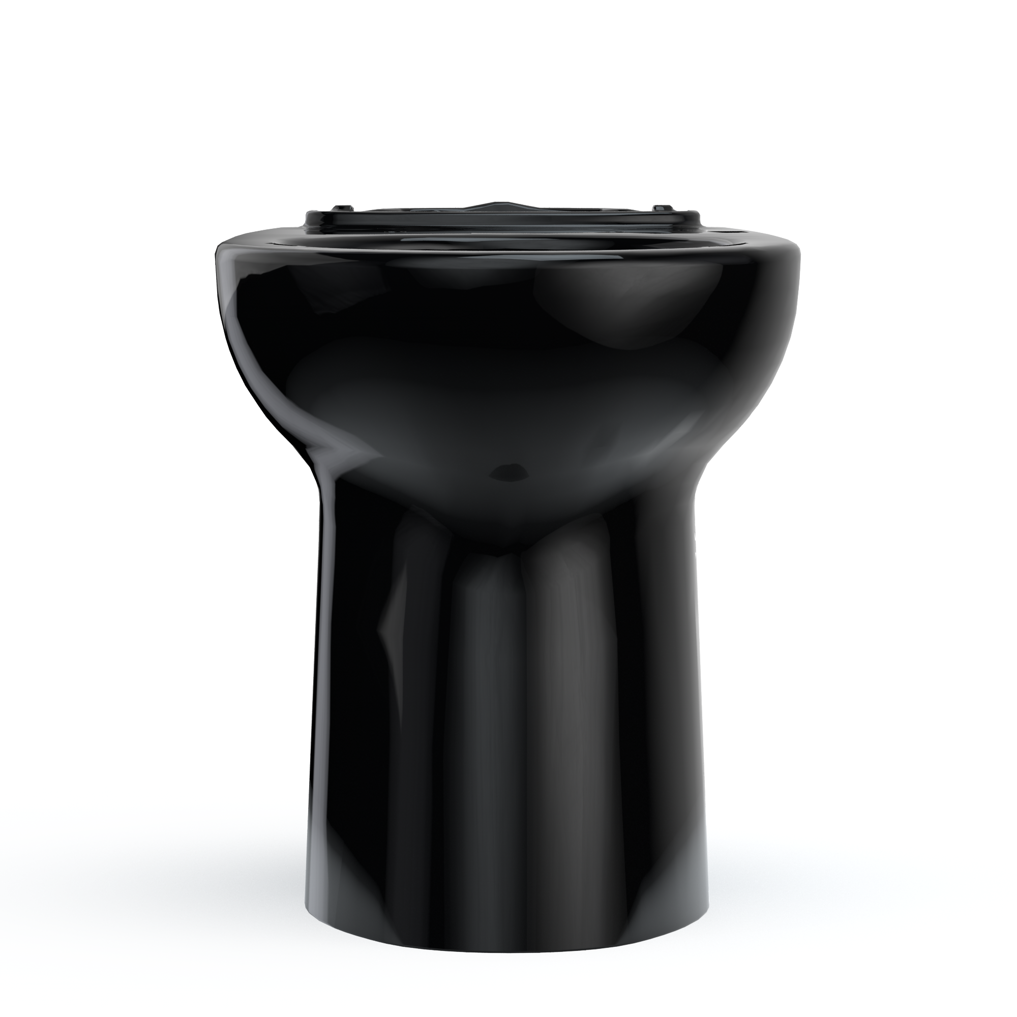 TOTO C776CEF#51 Drake Elongated Universal Height Universal Height Tornado Flush Toilet Bowl - Ebony