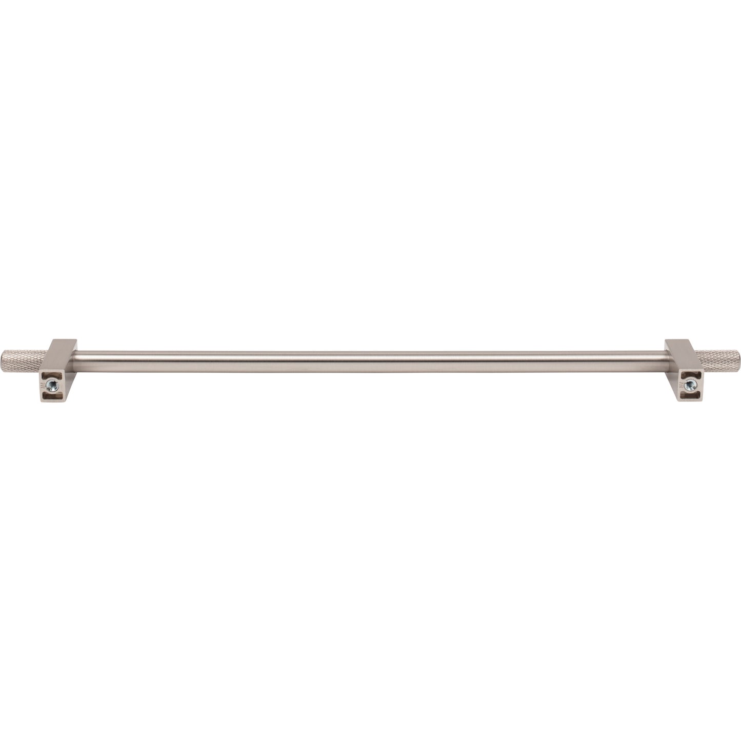 JEFFREY ALEXANDER 698-305SN Larkin Knurled Ends 305 mm Center-to-Center Bar Pull - Satin Nickel