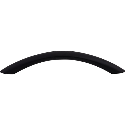 TOP KNOBS M383 Bow 5 1/16" Center to Center Bar Pull - Flat Black