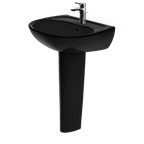 TOTO LPT241#51 Supreme Oval Basin Pedestal Bathroom Sink For Single Hole Faucets - Ebony