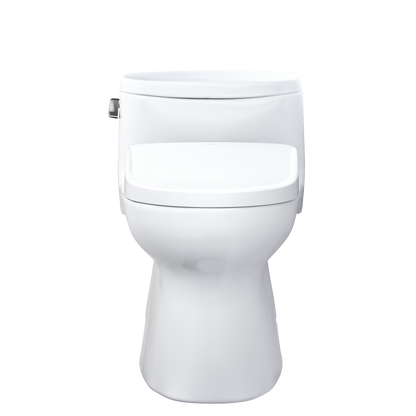 TOTO MW6444726CEFG#01 Washlet+ Carolina Ii One-Piece Elongated 1.28 Gpf Toilet And Washlet+ S7 Contemporary Bidet Seat - Cotton White
