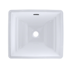TOTO LT626G#01 Aimes Rectangular Undermount Bathroom Sink with CEFIONTECT , Cotton White