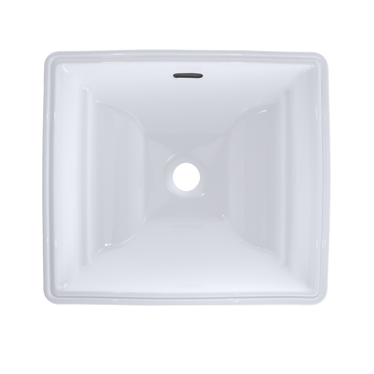 TOTO LT626G#01 Aimes Rectangular Undermount Bathroom Sink with CEFIONTECT , Cotton White