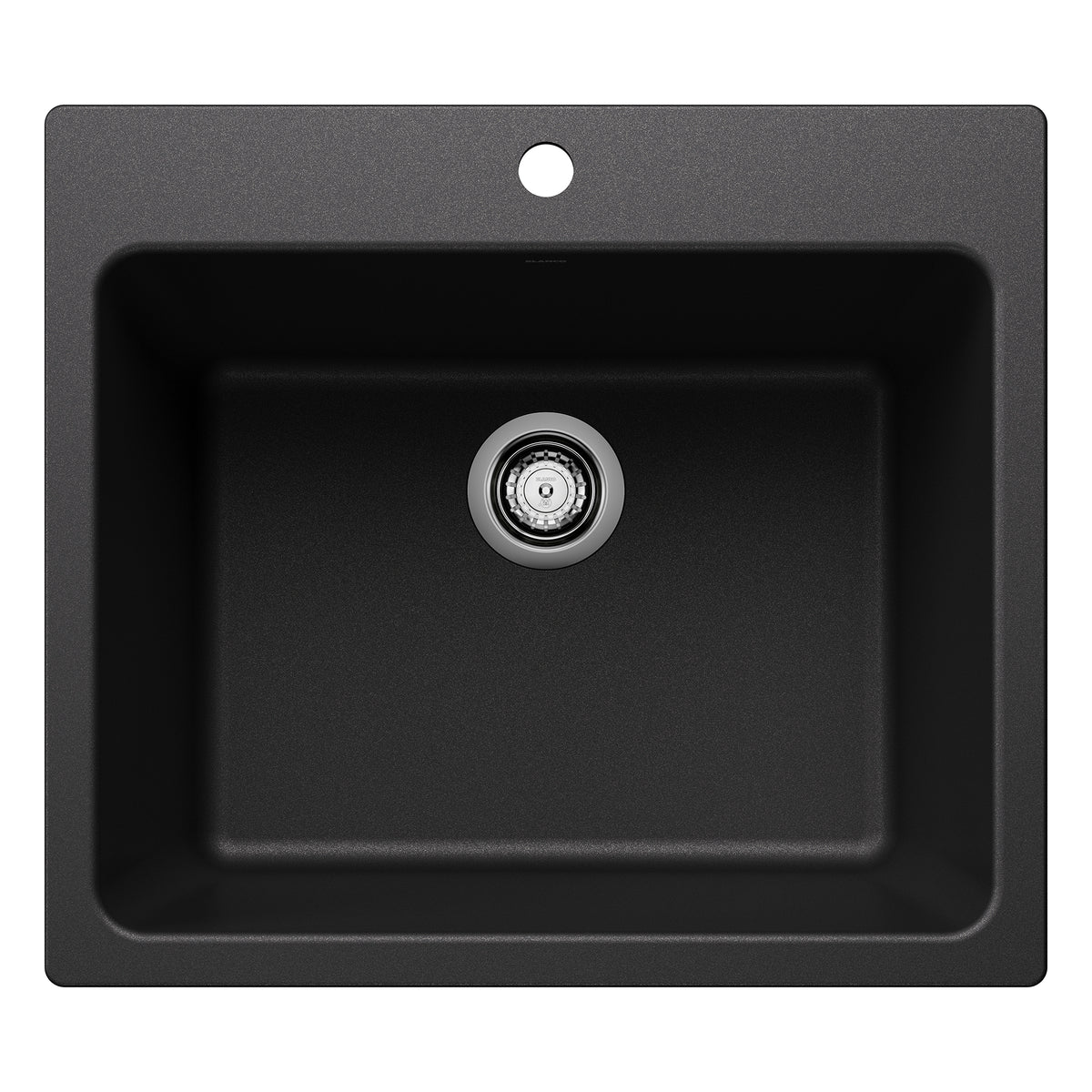 BLANCO 401920 Liven Liven SILGRANIT 25" Single Bowl Dual Mount Laundry Sink - Anthracite in Anthracite