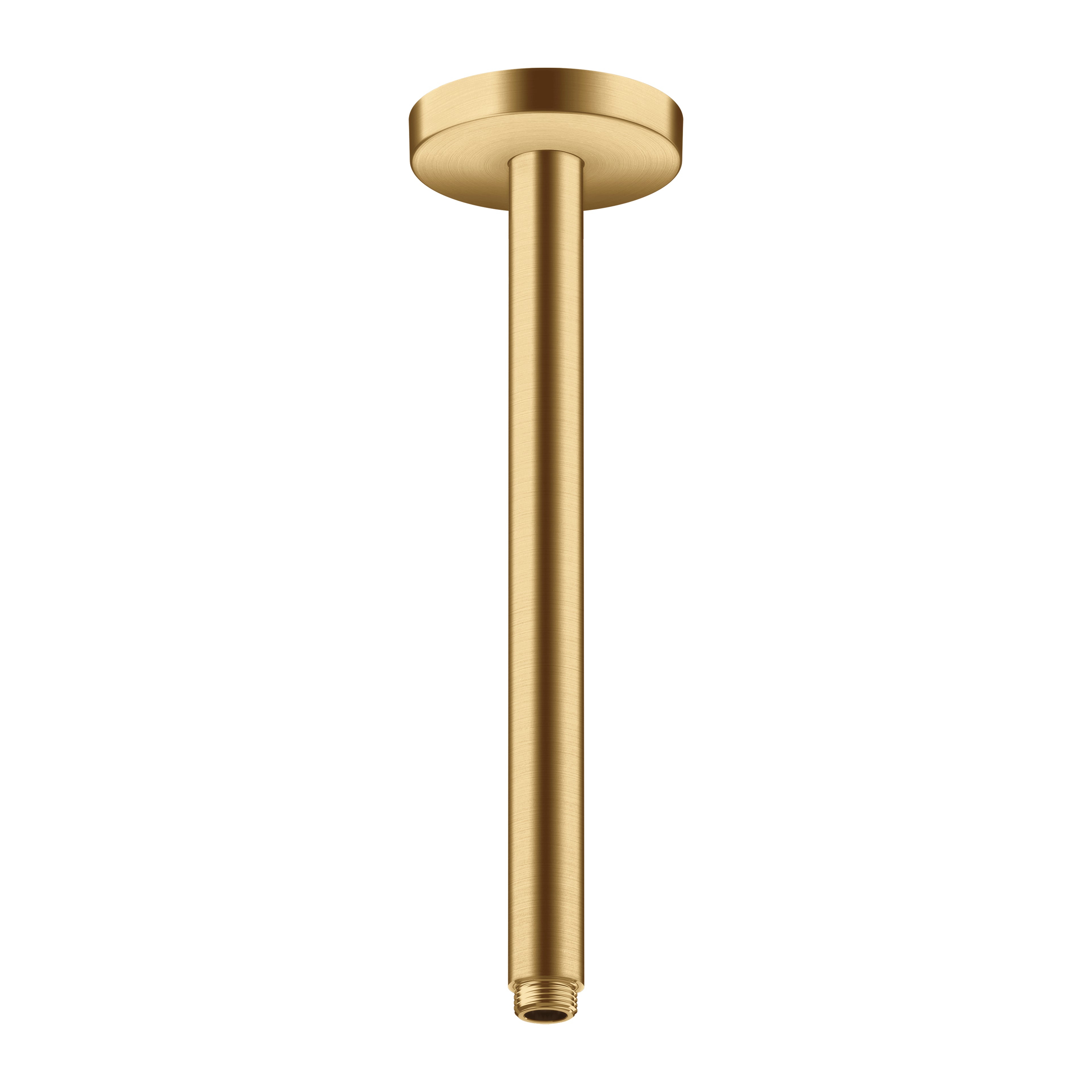 AXOR 26433251 ShowerSolutions Extension Pipe for Ceiling Mount, 12" - Brushed Gold Optic
