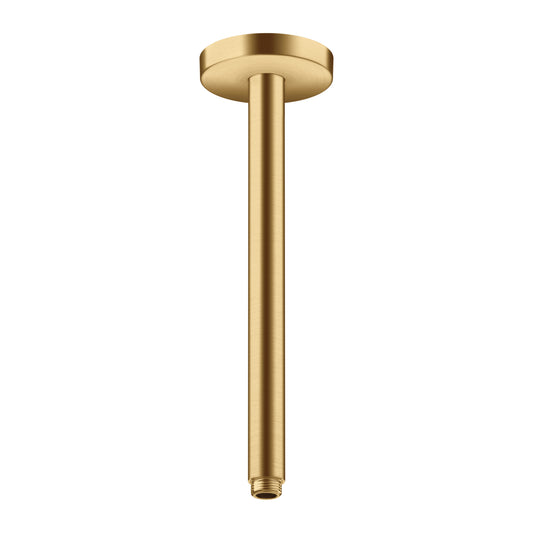 AXOR 26433251 ShowerSolutions Extension Pipe for Ceiling Mount, 12" - Brushed Gold Optic