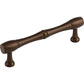 TOP KNOBS M788 Nouveau Bamboo 3 3/4" Center to Center Bar Pull - Oil Rubbed Bronze