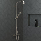 HANSGROHE 04751820 Croma 100 Classic Showerhead 3-Jet, 1.8 GPM - Brushed Nickel