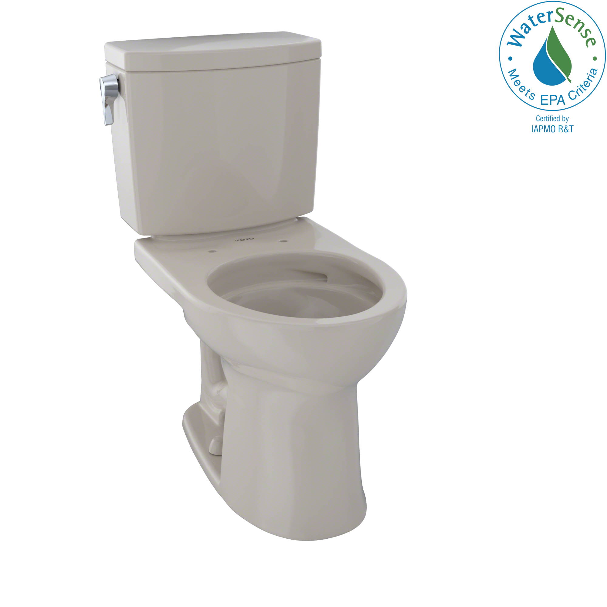 TOTO CST453CUFG#03 Drake Ii 1G Two-Piece Round 1.0 Gpf Universal Height Toilet With Cefiontect - Bone
