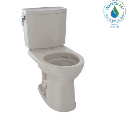 TOTO CST453CUFG#03 Drake Ii 1G Two-Piece Round 1.0 Gpf Universal Height Toilet With Cefiontect - Bone