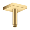 AXOR 26437251 ShowerSolutions Extension Pipe for Ceiling Mount Square, 4" - Brushed Gold Optic