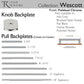 TOP KNOBS TK3277PC Wescott Pull Backplate - Polished Chrome