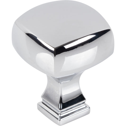 JEFFREY ALEXANDER 278PC Audrey 1-1/8" Diameter Square Knob - Polished Chrome