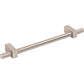 JEFFREY ALEXANDER 698-160SN Larkin Knurled Ends 160 mm Center-to-Center Bar Pull - Satin Nickel