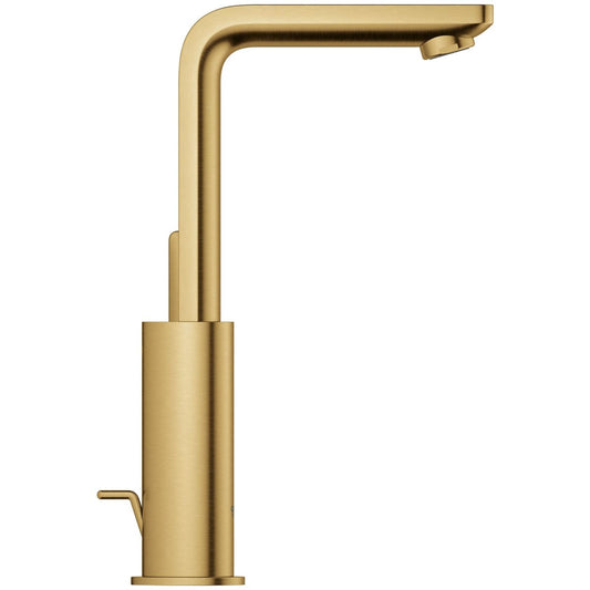 GROHE 23825GNA Single Hole Single-Handle L-Size Bathroom Faucet 1.2 GPM , Brushed Cool Sunrise