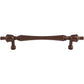 TOP KNOBS M827-7 Somerset Finial 7" Center to Center Bar Pull - Oil Rubbed Bronze