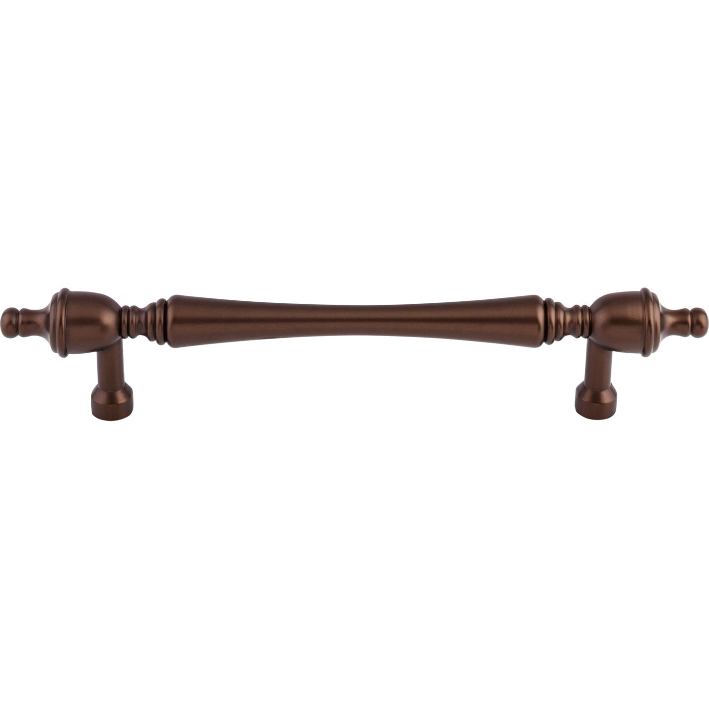 TOP KNOBS M827-7 Somerset Finial 7" Center to Center Bar Pull - Oil Rubbed Bronze