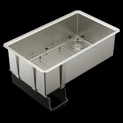 MOEN GS161400R Luxe Chef 33"x22" stainless steel 16 gauge single bowl sink, Stainless