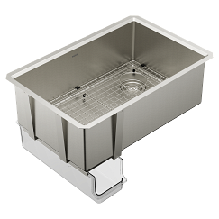 MOEN GS161500R Luxe Chef ™ 30” Workstation System  Steel Undermount Single Bowl Sink - Stainless